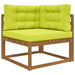 Perna pentru canapea de exterior 3 pcs Verde Poliester - WALTI WALTI