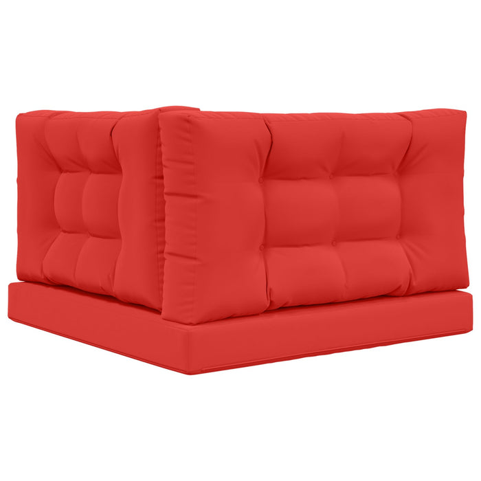 Perna pentru canapea de exterior 3 pcs Roșu Poliester - WALTI WALTI