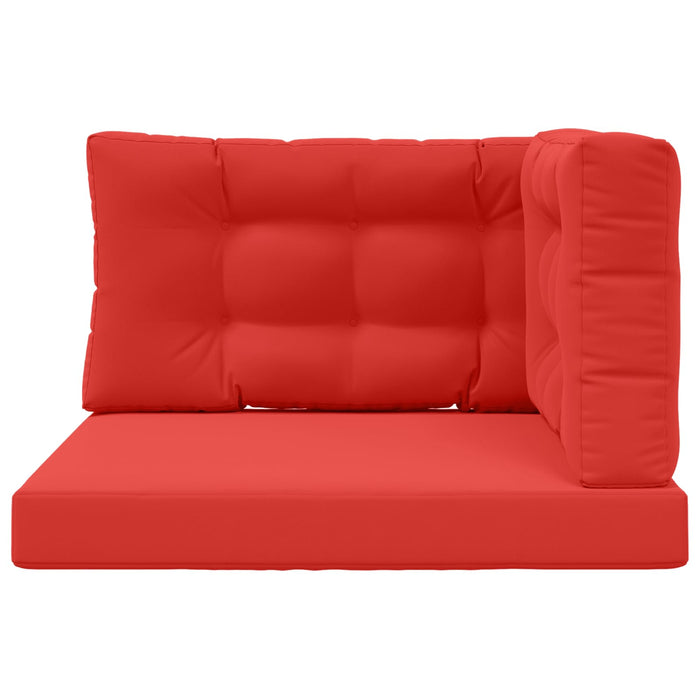 Perna pentru canapea de exterior 3 pcs Roșu Poliester - WALTI WALTI