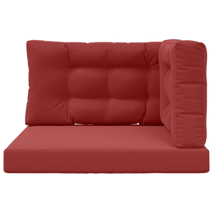 Perna pentru canapea de exterior 3 pcs bordo Poliester - WALTI WALTI