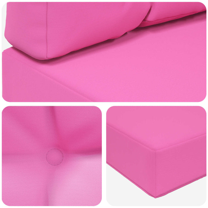 Perna pentru canapea de exterior 3 pcs Roz Poliester - WALTI WALTI