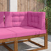 Perna pentru canapea de exterior 3 pcs Roz Poliester - WALTI WALTI
