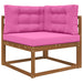 Perna pentru canapea de exterior 3 pcs Roz Poliester - WALTI WALTI