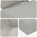 Perna pentru canapea de exterior 2 pcs Gri Poliester - WALTI WALTI