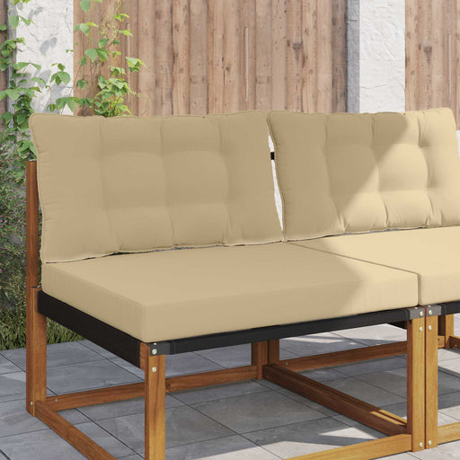 Perna pentru canapea de exterior 2 pcs Bej Poliester - WALTI WALTI