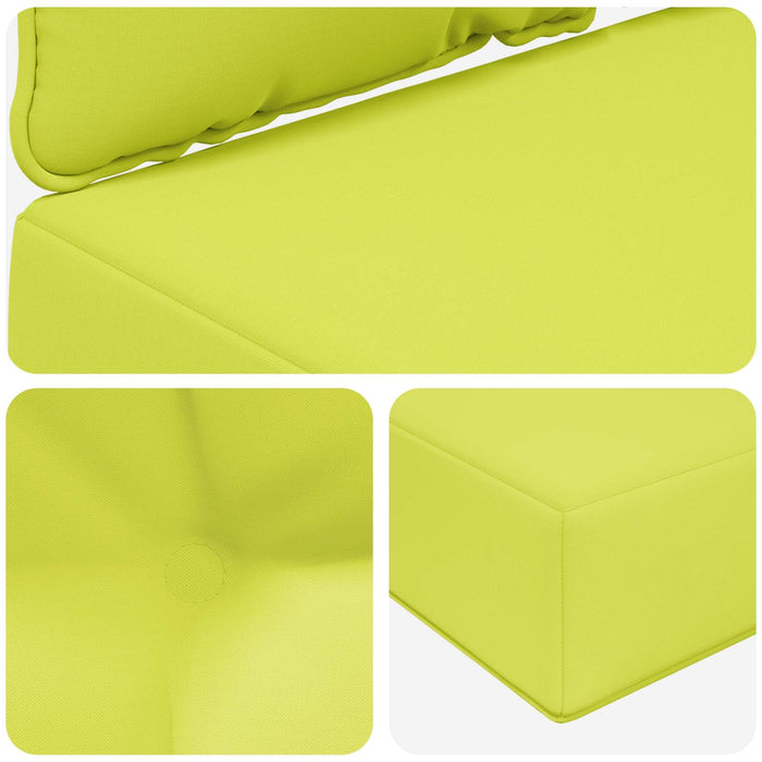 Perna pentru canapea de exterior 2 pcs Verde Poliester - WALTI WALTI