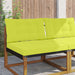 Perna pentru canapea de exterior 2 pcs Verde Poliester - WALTI WALTI