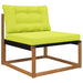 Perna pentru canapea de exterior 2 pcs Verde Poliester - WALTI WALTI