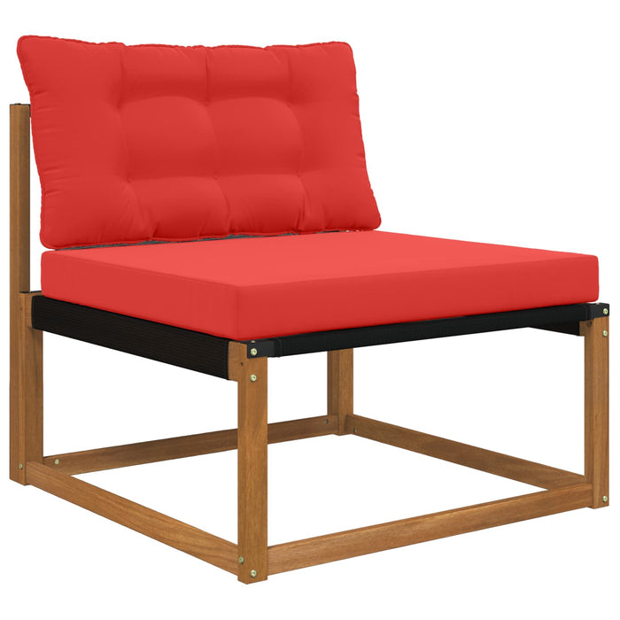 Perna pentru canapea de exterior 2 pcs Roșu Poliester - WALTI WALTI