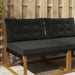Perna pentru canapea de exterior 2 pcs Negru Poliester - WALTI WALTI