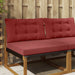 Perna pentru canapea de exterior 2 pcs bordo Poliester - WALTI WALTI