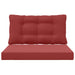 Perna pentru canapea de exterior 2 pcs bordo Poliester - WALTI WALTI