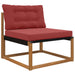 Perna pentru canapea de exterior 2 pcs bordo Poliester - WALTI WALTI