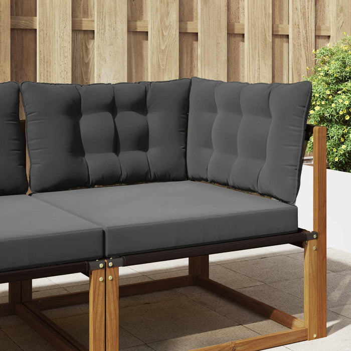 Perna pentru canapea de exterior 3 pcs Antracit Poliester - WALTI WALTI