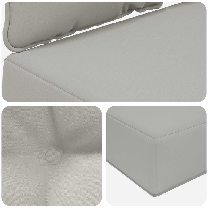 Perna pentru canapea de exterior 3 pcs Gri Poliester - WALTI WALTI