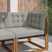 Perna pentru canapea de exterior 3 pcs Gri Poliester - WALTI WALTI