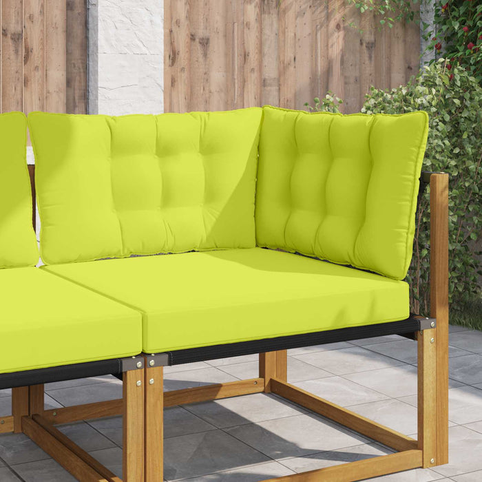 Perna pentru canapea de exterior 3 pcs Verde Poliester - WALTI WALTI