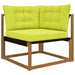 Perna pentru canapea de exterior 3 pcs Verde Poliester - WALTI WALTI