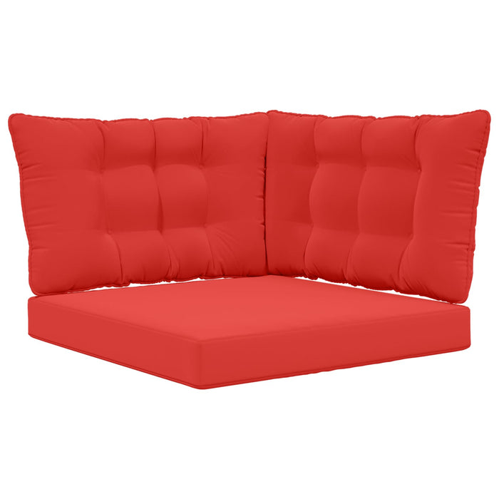 Perna pentru canapea de exterior 3 pcs Roșu Poliester - WALTI WALTI