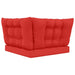Perna pentru canapea de exterior 3 pcs Roșu Poliester - WALTI WALTI
