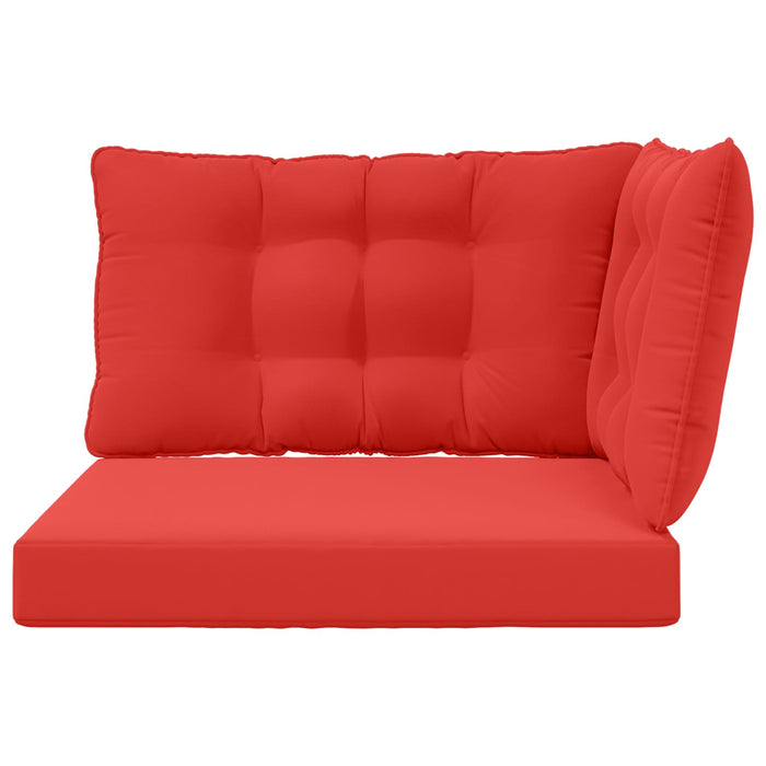 Perna pentru canapea de exterior 3 pcs Roșu Poliester - WALTI WALTI