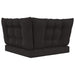 Perna pentru canapea de exterior 3 pcs Negru Poliester - WALTI WALTI
