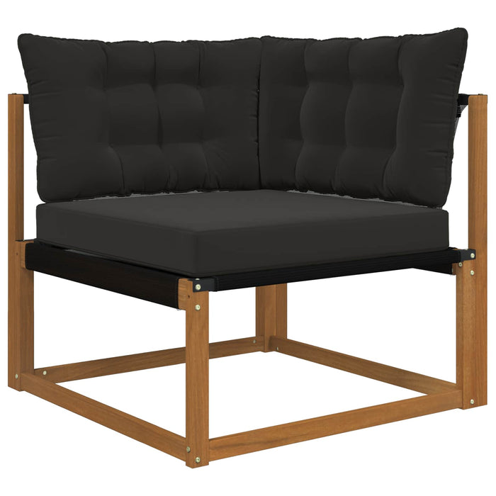 Perna pentru canapea de exterior 3 pcs Negru Poliester - WALTI WALTI