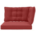 Perna pentru canapea de exterior 3 pcs bordo Poliester - WALTI WALTI
