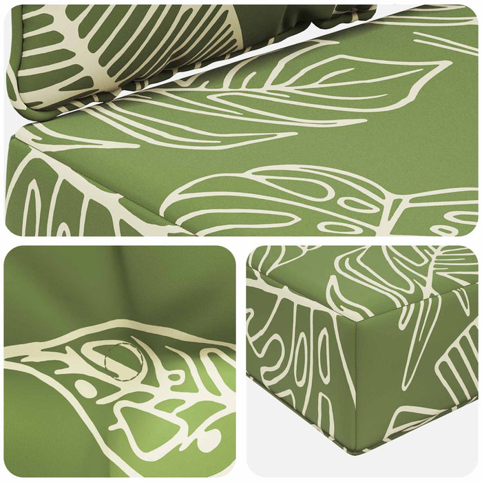 Perna pentru canapea de exterior 3 pcs Design cu frunze - WALTI WALTI