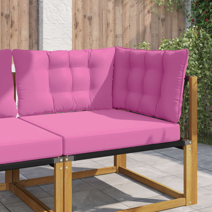 Perna pentru canapea de exterior 3 pcs Roz Poliester - WALTI WALTI