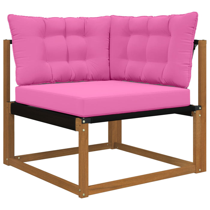 Perna pentru canapea de exterior 3 pcs Roz Poliester - WALTI WALTI