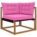 Perna pentru canapea de exterior 3 pcs Roz Poliester - WALTI WALTI