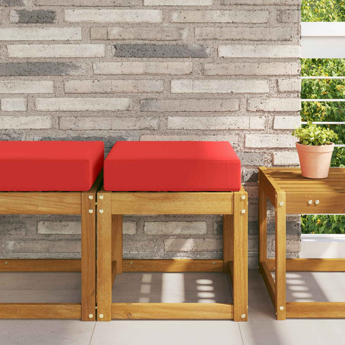 Perna de Șezut pentru Exterior Roșu 40 x 40 x 8 cm - WALTI WALTI