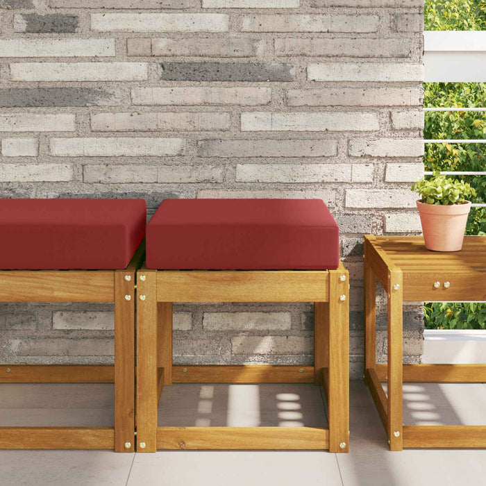 Perna de Șezut pentru Exterior bordo 40 x 40 x 8 cm - WALTI WALTI