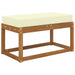 Perna de Șezut pentru Exterior Crem 80 x 40 x 8 cm - WALTI WALTI