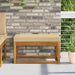 Perna de Șezut pentru Exterior Bej 80 x 40 x 8 cm - WALTI WALTI