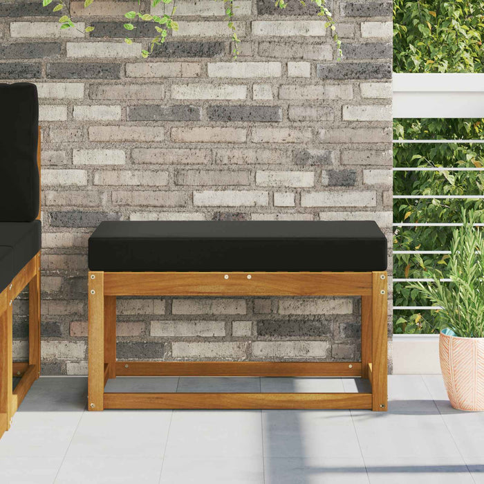 Perna de Șezut pentru Exterior Negru 80 x 40 x 8 cm - WALTI WALTI