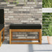 Perna de Șezut pentru Exterior Negru 80 x 40 x 8 cm - WALTI WALTI