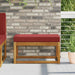 Perna de Șezut pentru Exterior bordo 80 x 40 x 8 cm - WALTI WALTI