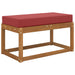 Perna de Șezut pentru Exterior bordo 80 x 40 x 8 cm - WALTI WALTI
