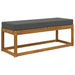 Perna de Șezut pentru Exterior Antracit 115 x 40 x 8 cm - WALTI WALTI