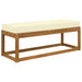 Perna de Șezut pentru Exterior Crem 115 x 40 x 8 cm - WALTI WALTI