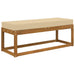 Perna de Șezut pentru Exterior Bej 115 x 40 x 8 cm - WALTI WALTI
