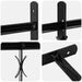 Grilă Fereastră 76 x 30 cm Oțel vopsit electrostatic Negru - WALTI WALTI