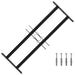 Grilă Fereastră 76 x 30 cm Oțel vopsit electrostatic Negru - WALTI WALTI