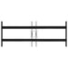 Grilă Fereastră 76 x 30 cm Oțel vopsit electrostatic Negru - WALTI WALTI