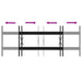 Grilă Fereastră 76 x 30 cm Oțel vopsit electrostatic Negru - WALTI WALTI