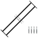 Grilă Fereastră 115 x 30 cm Oțel vopsit electrostatic Negru - WALTI WALTI