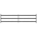Grilă Fereastră 174 x 45 cm Oțel vopsit electrostatic Negru - WALTI WALTI