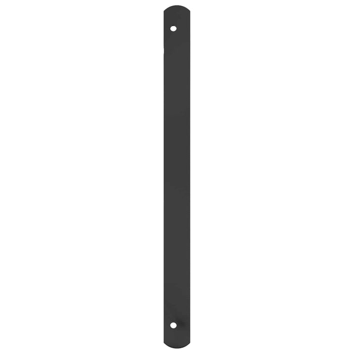 Grilă Fereastră 174 x 45 cm Oțel vopsit electrostatic Negru - WALTI WALTI